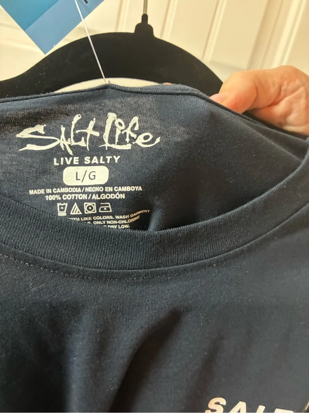 Salt Life gray tee